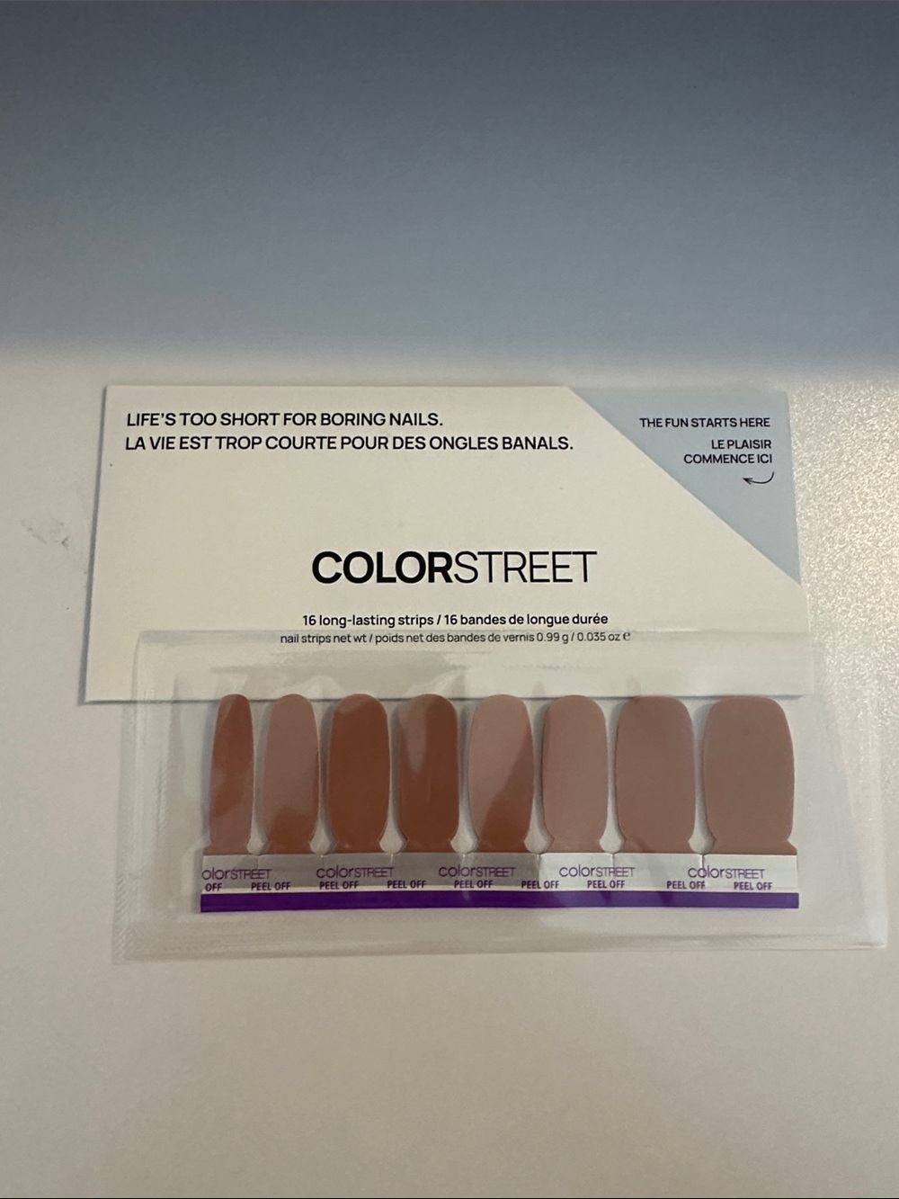 Color Street Nail Strips - Silk Toffee